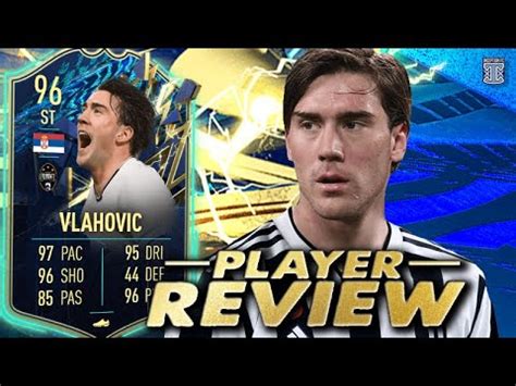 Team Of The Season Vlahovic Player Review Tots Vlahovic Fifa