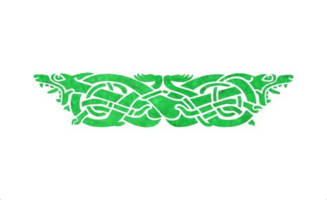 Celtic Dragon Stencil - Etsy