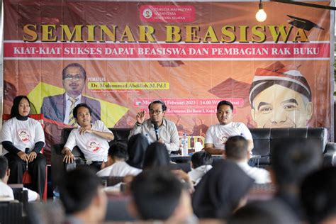 Tingkatkan Motivasi Scholarship Hunters Pmn Gelar Seminar Beasiswa