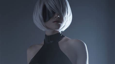 Nier Automata Con Cabello Corto Fondo De Pantalla 4k HD ID 7550