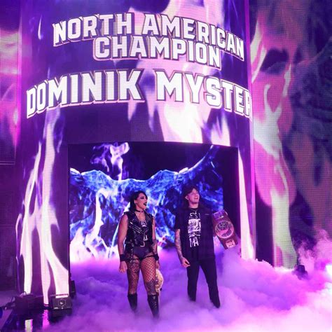 Rhea Ripley And Dirty Dominik Mysterio Wwe Nxt July