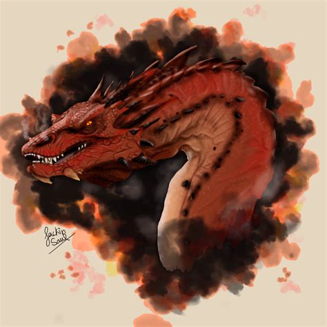 Smaug Fanart by fackinsaul on DeviantArt