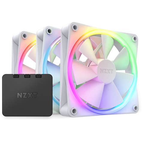 NZXT F120 120mm RGB PWM Fan RF-R12TF-W1 B&H Photo Video