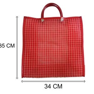 Mexican Mercado Bags Large Pack Colorful Plastic Mesh Market Bag Made