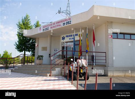 Local Police Station La Marina Spain Stock Photo - Alamy