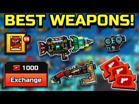 Best Gallery Weapons Recommended For Coupons Pixel Gun D Youtube