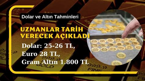 Dolar 26 TL Euro 28 TL gram altın 1 800 TL Piyasalarda Şimşek