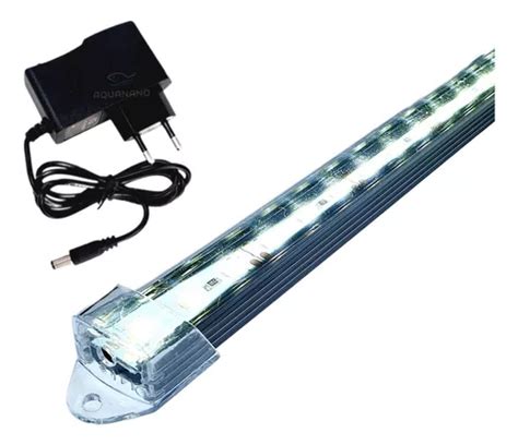 Luminária Led Branco 10 000k P Aquário Marinho 40cm