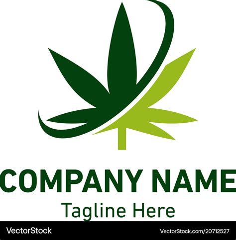 Cannabis Logo Royalty Free Vector Image Vectorstock