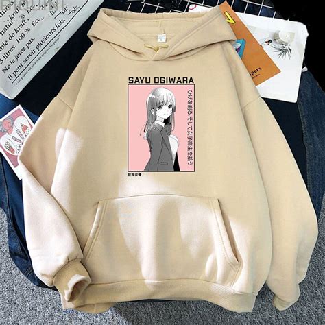 Hoodie Men Japan Oversized Sweatshirt Women Higehiro Sayu Kawaii