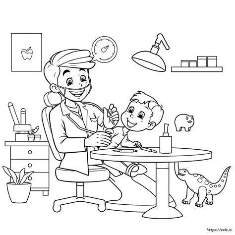 Pediatric Dental Coloring Pages