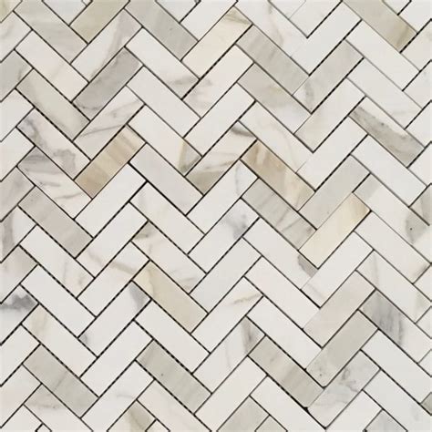 Calacatta Gold Herringbone – Marmol Hawaii