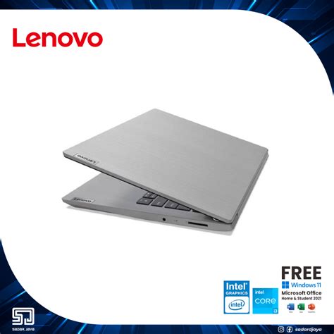 Notebook Lenovo IdeaPad 3 14ITL6 82H701HYID Arctic Grey Intel Core