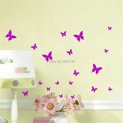 Butterfly Wall Stickers Diy Wall Decals Vinyl Mural Wall Decoration For