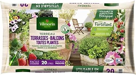 Vilmorin Terreau Terrasses Et Balcons L Amazon Fr Jardin