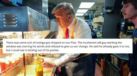 Mcdonalds Trump Worked At Hit With Fake Yelp Reviews Comic Sands