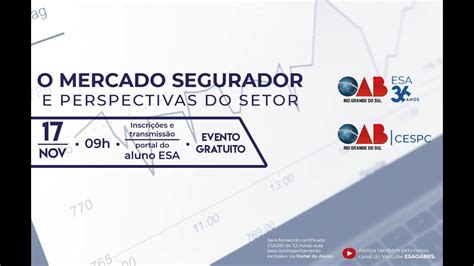 O Mercado Segurador E Perspectivas Do Setor Youtube