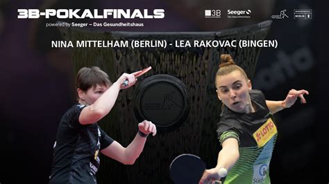 Nina Mittelham Lea Rakovac I Qualifikation B Pokalfinals In