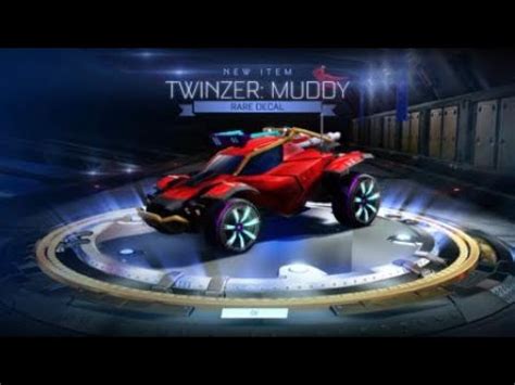 TWINZER MUDDY Rocket League Rare Decal YouTube