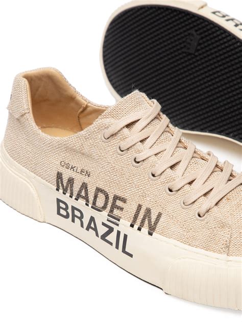 Osklen Tênis Masculino Creeper Juta Made In Brazil Bege