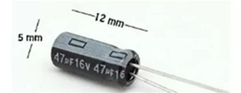 25 Piezas Capacitor Electrolitico 47uf 16v