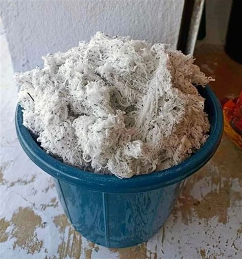 Dyed White Cotton Yarn Waste For Textile Industry Packaging Type