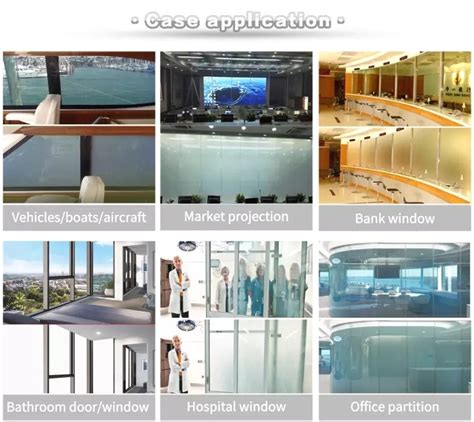 Switchable Glass Panels Intelligent Pdlc Film Electrochromic Smart