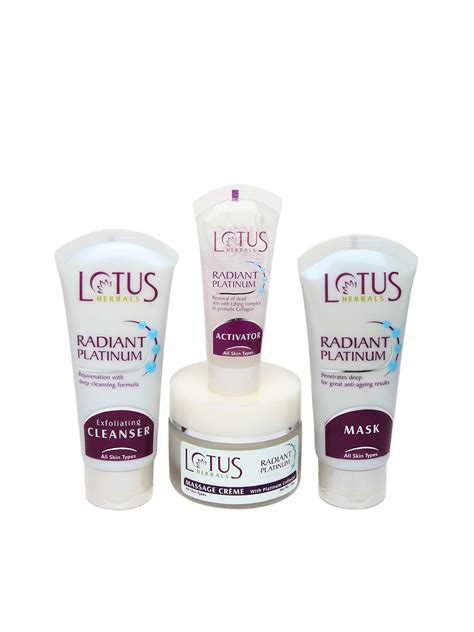 Buy Lotus Herbals Radiant Platinum Cellular Anti Ageing Facial Kit - Facial Kit for Women | Myntra