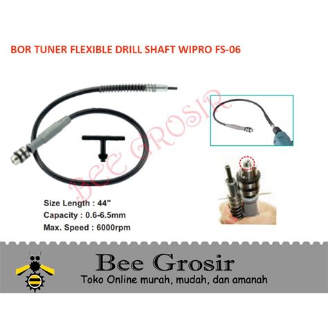 Jual Kabel Bor Tuner Tune Flexible Drill Shaft Wipro Fs Fs