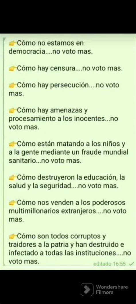 VOTAR POLITICOS POR MIEDO Ni En P DO BallenitaFeliz PayAttention