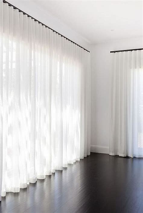 Beauty And Elegant White Curtain For Bedroom And Living Room White