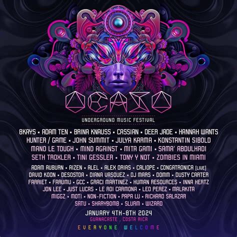 Costa Rica S Ocaso Festival Shares Lineup Adds Fifth Day Edm