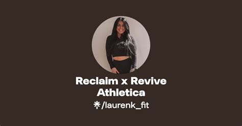 Reclaim X Revive Athletica Facebook Linktree