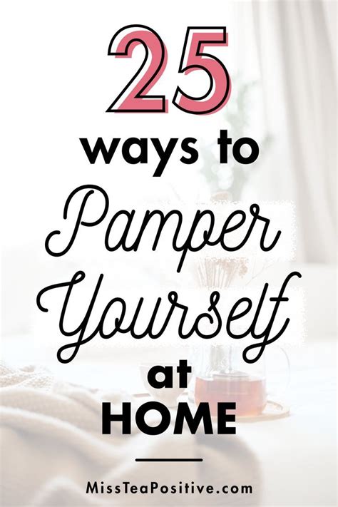 How To Pamper Yourself At Home Artofit