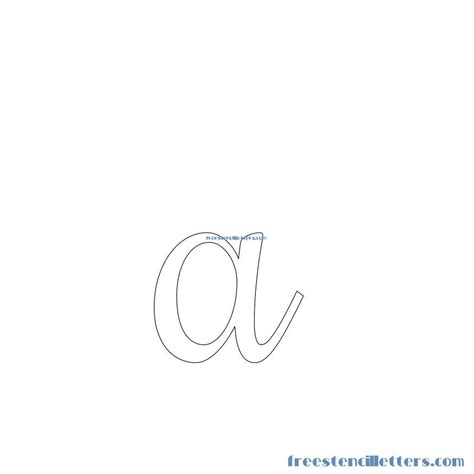 8 Best Images of Free Printable Cursive Stencils Letters And Numbers ...