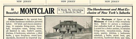 Montclair NJ Real Estate for Sale, Homes, Houses, Agents - News