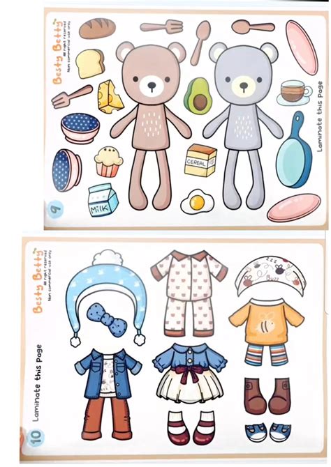 Paper Doll House Paper Dolls Exotic Hair Color Anime Drawing Books