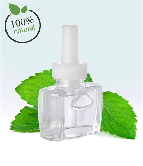 100 Natural Peppermint Plug In Air Freshener Refill For Air Wick And