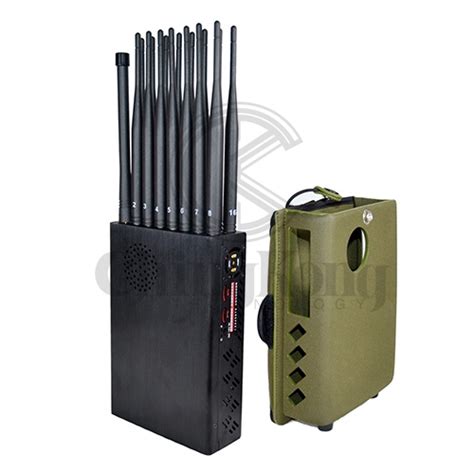 2020 The Latest Handheld 16 Bands Cell Phone Signal Jammer With Nylon