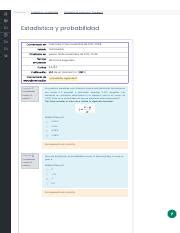 Probabilidad y Estadística Examen Modalidad Semana 4 Course Hero