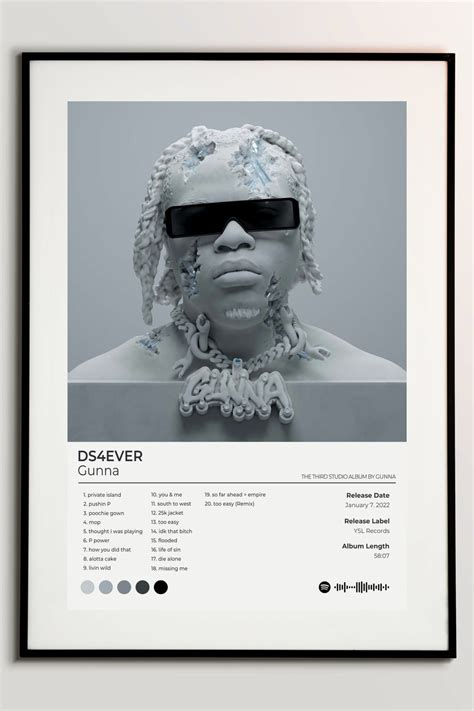 Gunna Ds4ever Custom Album Cover Poster DIGITAL DOWNLOAD ONLY - Etsy