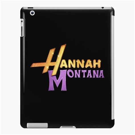 "Hannah Montana Pink Background Logo Sticker" iPad Case & Skin for Sale ...