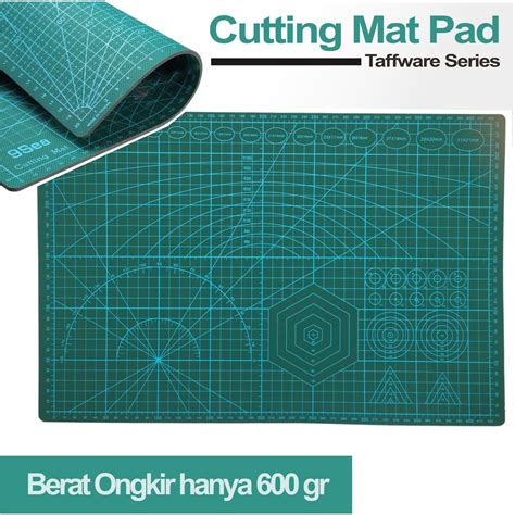 Jual Alas Potong Cutting Mat Work Hijau Pro Taffware Series A Shopee