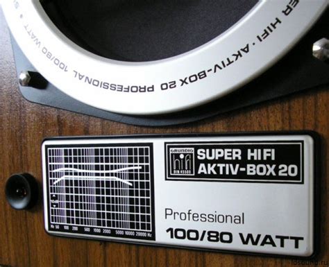 Grundig Super Hifi Aktiv Box Ldsound Info