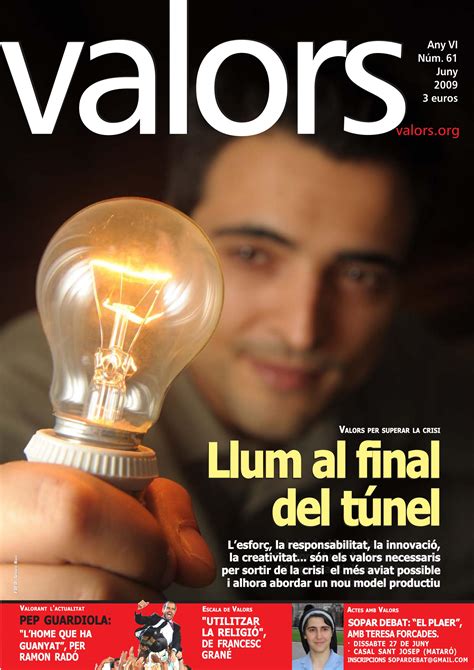 Valors 60 Llum al final del túnel by revistavalors Issuu