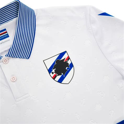 Jersey Macron UC Sampdoria Away Jersey 2023 2024 White Fútbol Emotion