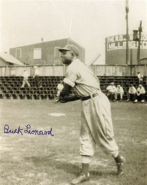 Buck Leonard Autographed Signed Photograph Historyforsale Item 114503