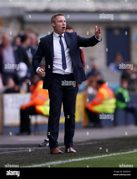 Millwall Manager Neil Harris Stock Photo Alamy