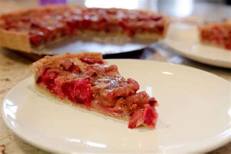 Strawberry Rhubarb Tart Rebecca Cakes And Bakes