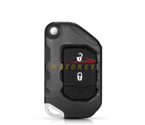 Jeep Gladiator Wrangler 2 Button Flip Key Case